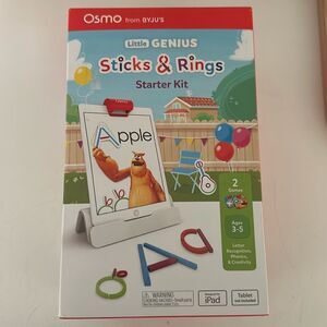 Osmo Little Genius Sticks and Rings Starter Kit with Base and Reflector
